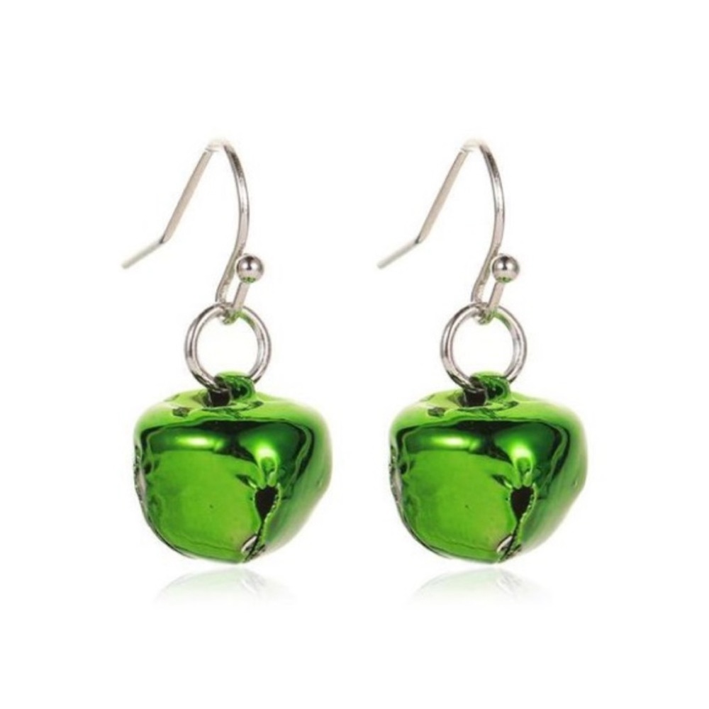 🎄 Green jingle bell earrings 🎄